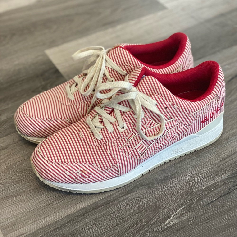 ASICS gel lyte III. “Millionaires row red.”